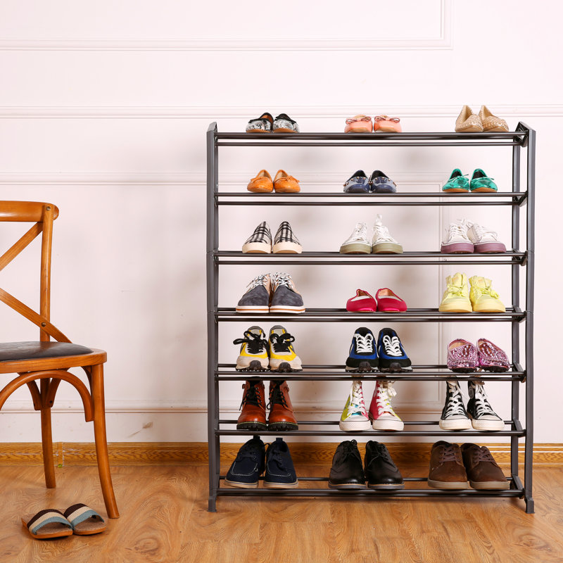 Rebrilliant 20 Pair Stackable Shoe Rack & Reviews Wayfair.co.uk